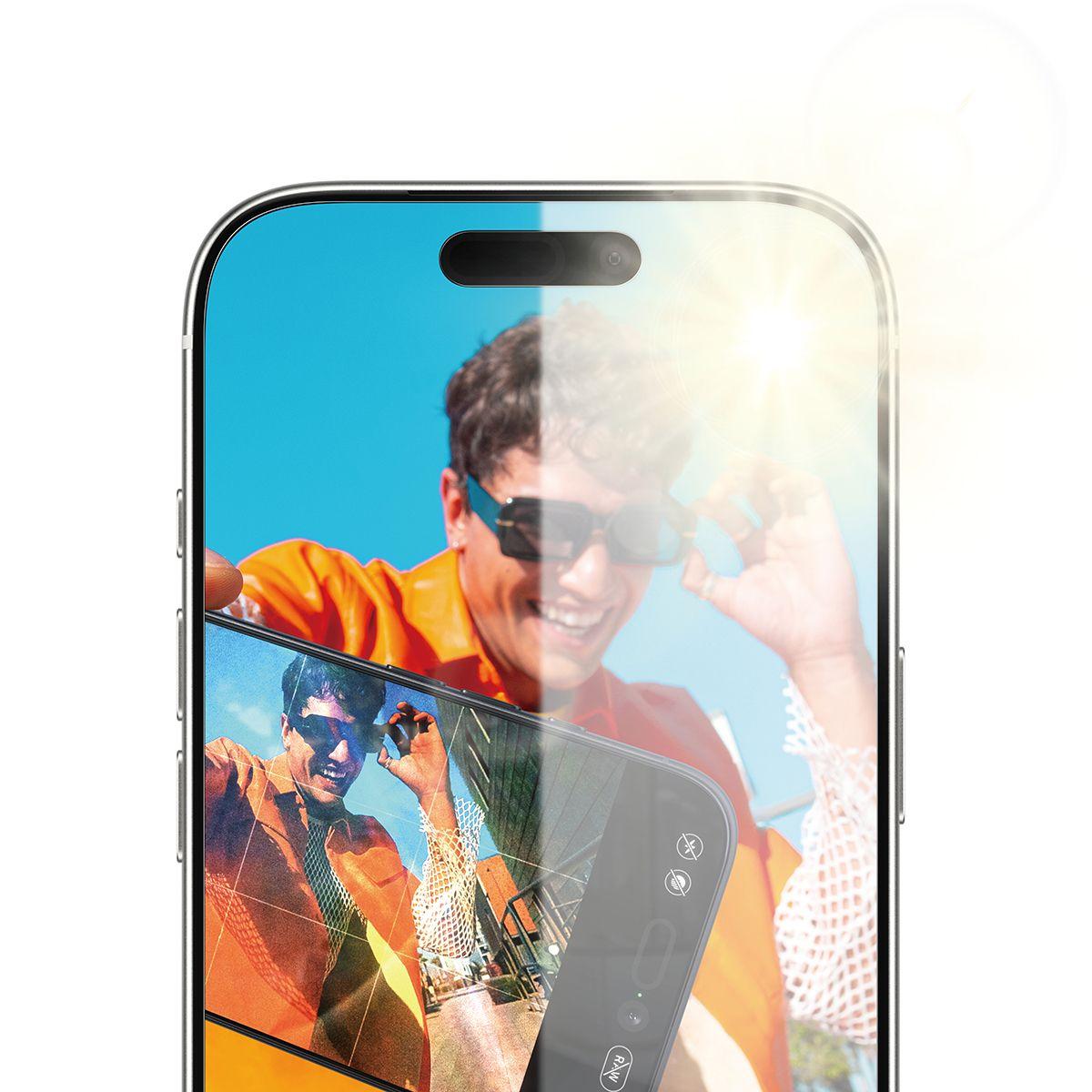 Película de Proteção de Ecrã PANZERGLASS PG93930 (Apple - Transparente)