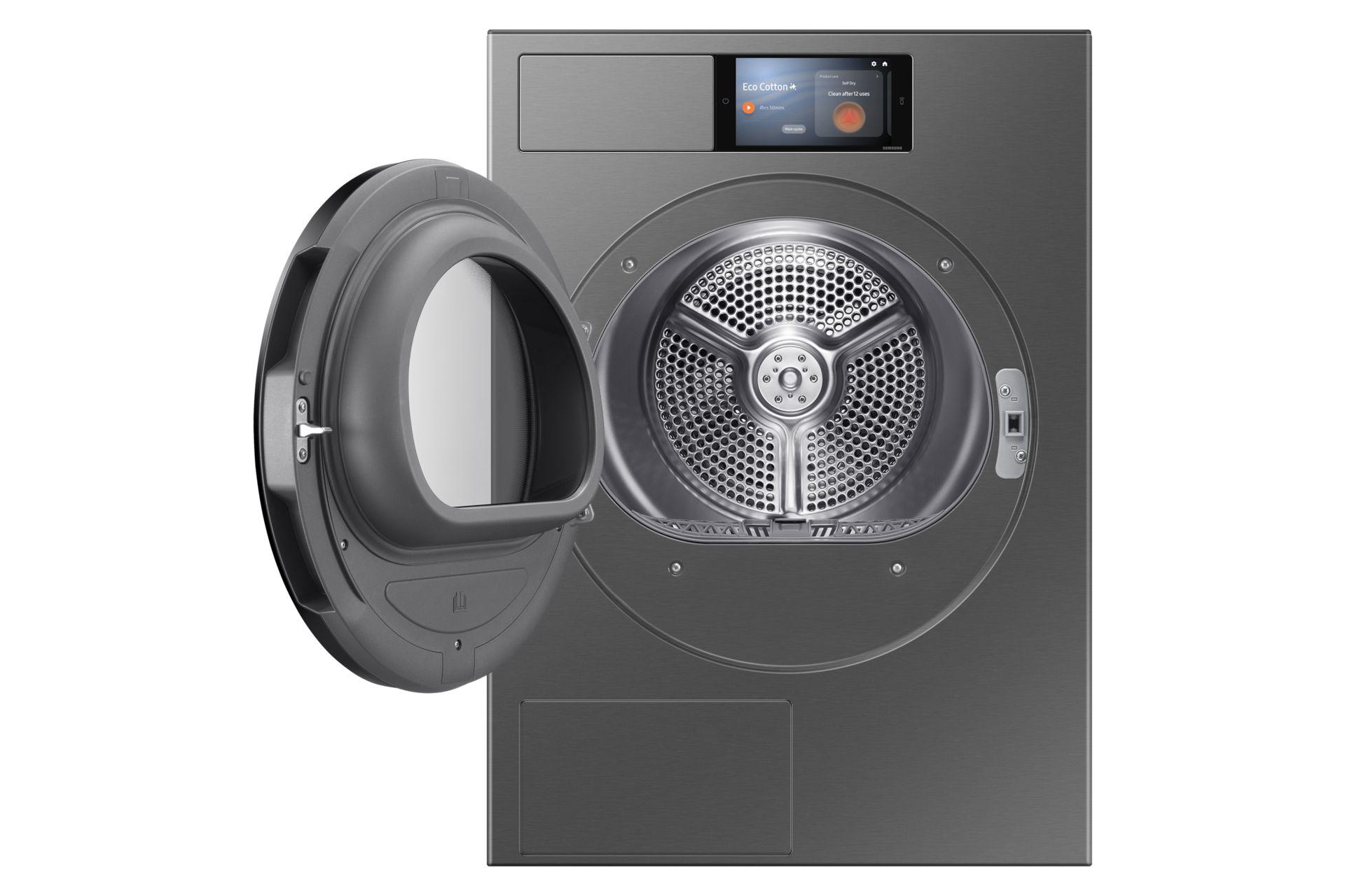 Máquina de Secar Roupa Independente SAMSUNG DV90F09F4SU3 (9 kg - Bomba de calor - Altura 85 cm - Cinzento escuro) — miniatura 5