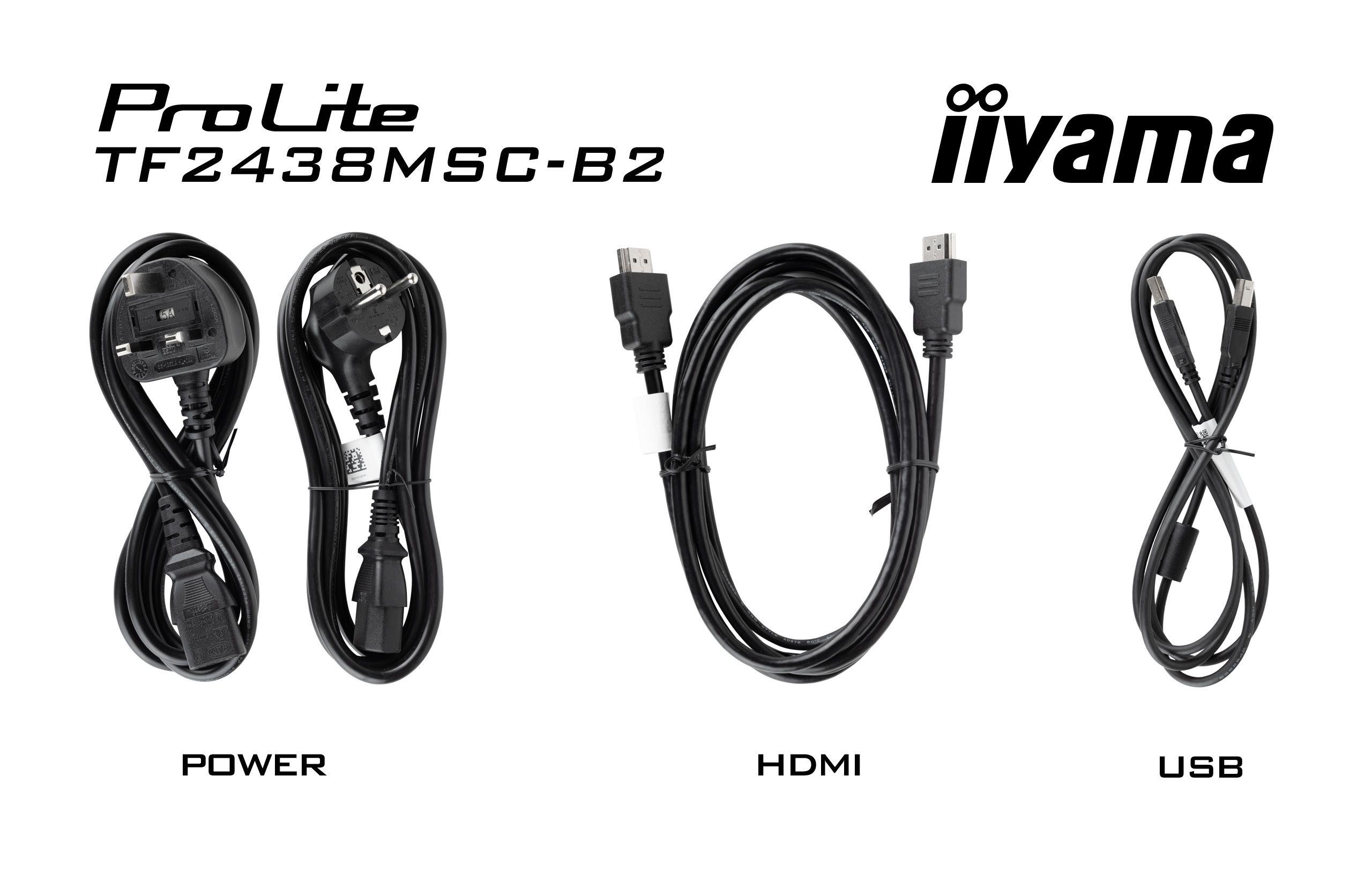 Monitor IIYAMA TF2438MSC-B2 (23,8" - IPS - 120 Hz - Preto) — miniatura 13