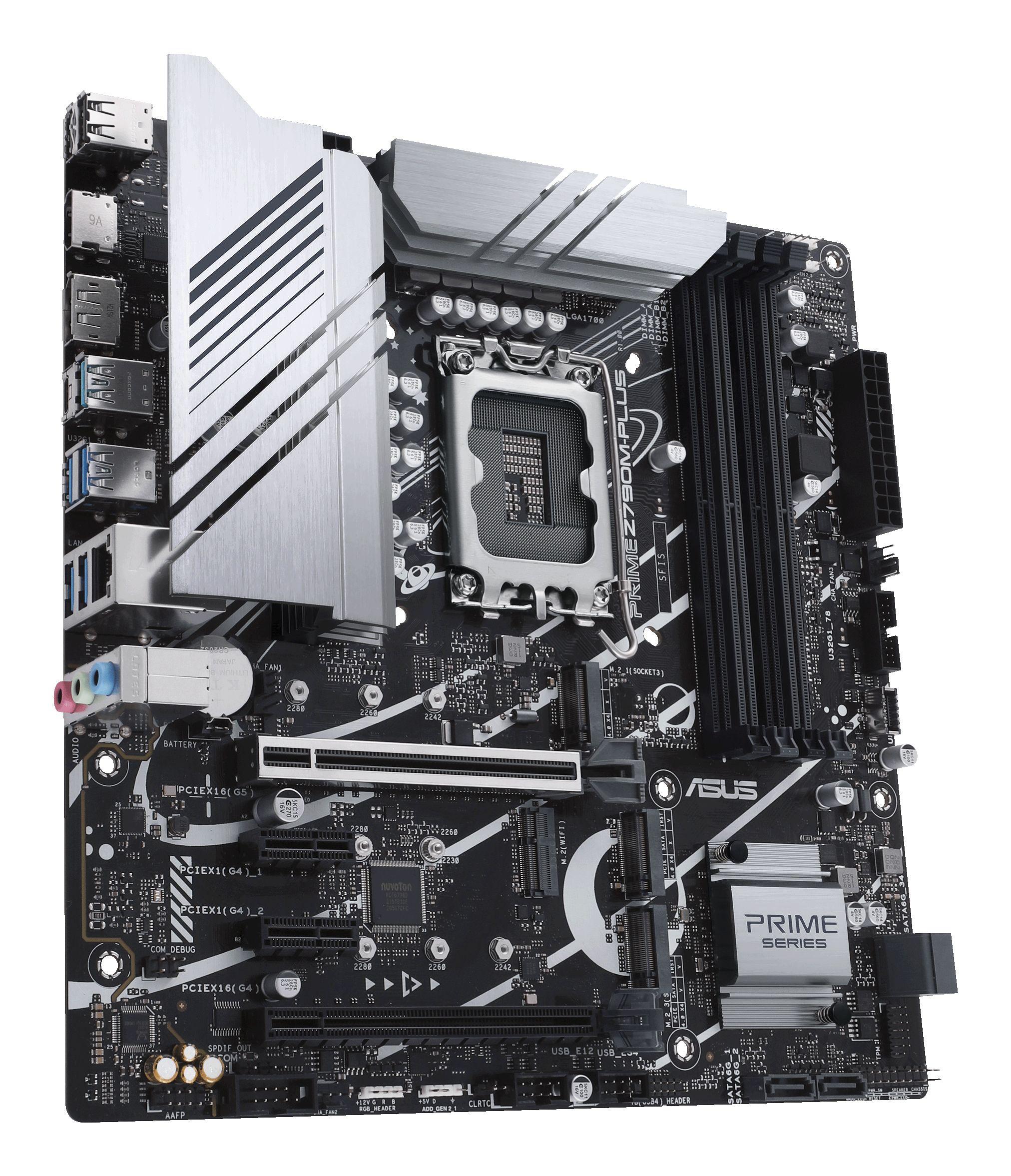 Motherboard ASUS PRIME Z790M-PLUS (LGA 1700 - micro-ATX - Duplo canal - Preto), miniatura 3