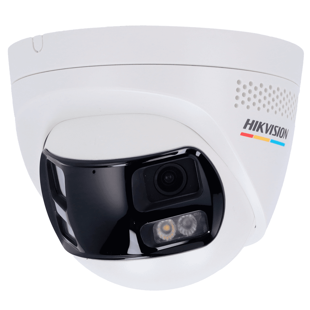 Câmara IP Turret Panorâmica HIKVISION DS-2CD1367G2HP-LIUF/SRB(2.8mm) (6 MP - PoE - IP67)