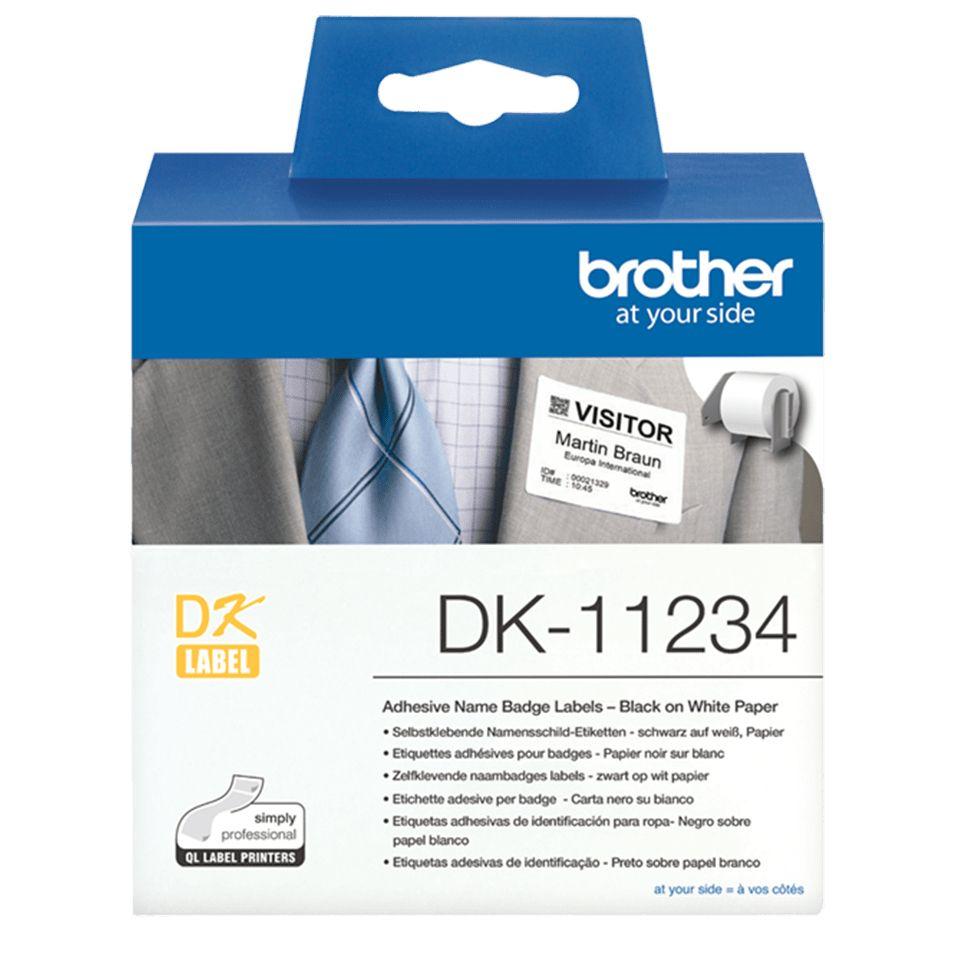 Rolo de Etiquetas de Impressão BROTHER DK-11234 (Brother QL - Branco), miniatura 2
