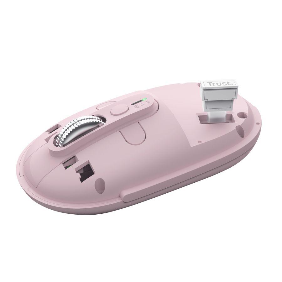 Rato TRUST Seron Slim Multi (Ambidestro - 3200 DPI - Ótico - Rosa) — miniatura 8