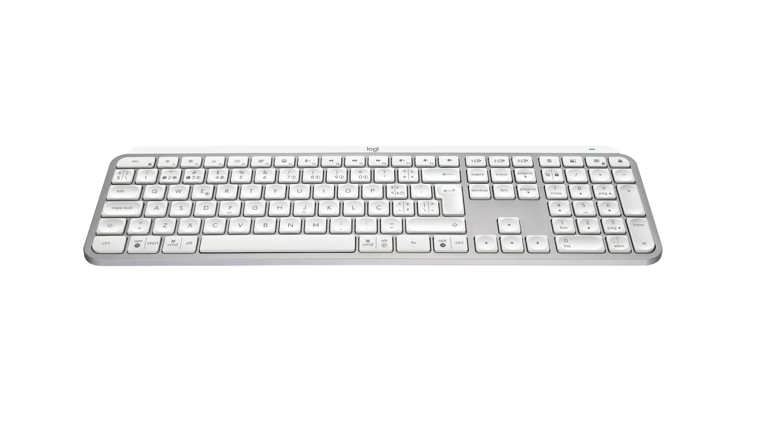 Teclado LOGITECH MX Keys S (Português - Teclas tesoura - Tamanho completo - Cinzento) — miniatura 6