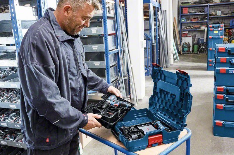 Mala para Ferramentas BOSCH L-BOXX 102 (Azul e Vermelho)