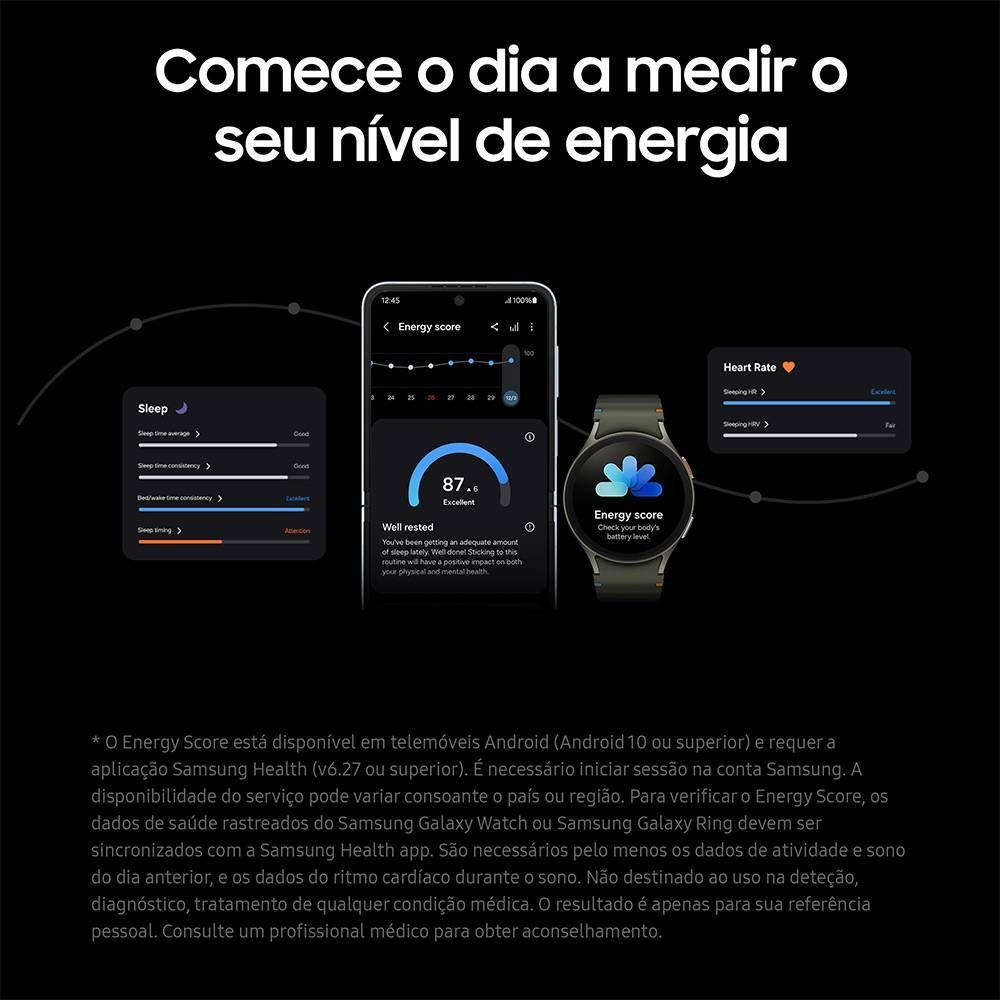 Smartwatch SAMSUNG Galaxy Watch7 44mm BT (Redondo - Wear OS - Exynos W1000 - Verde), miniatura 6