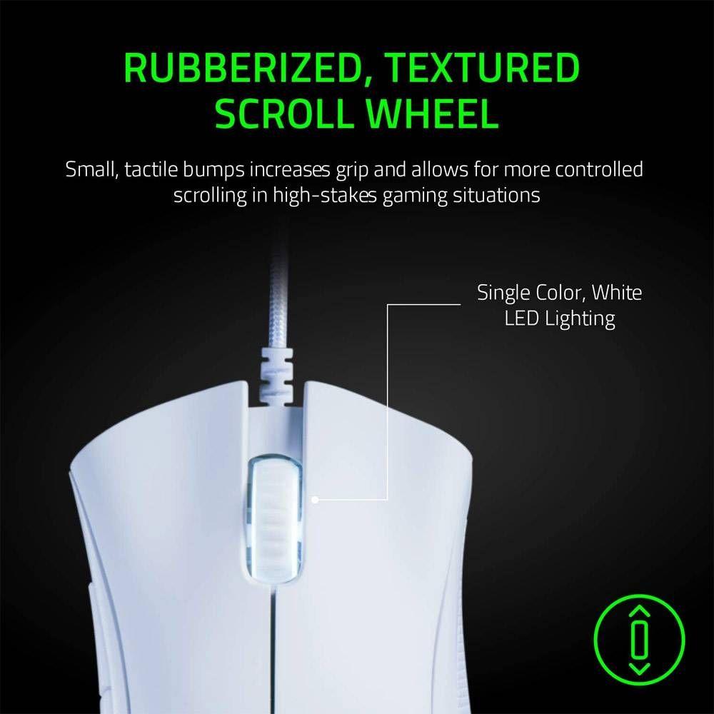 Rato RAZER DeathAdder Essential (Mão direita - 6400 DPI - Ótico - Branco) — miniatura 6