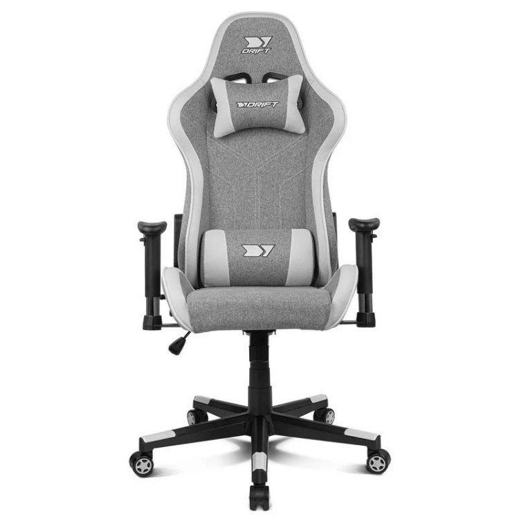 Cadeira Gaming DRIFT DR90 PRO (150 kg - 8 cm - 90–135° - Cinzento/Branco), miniatura 2