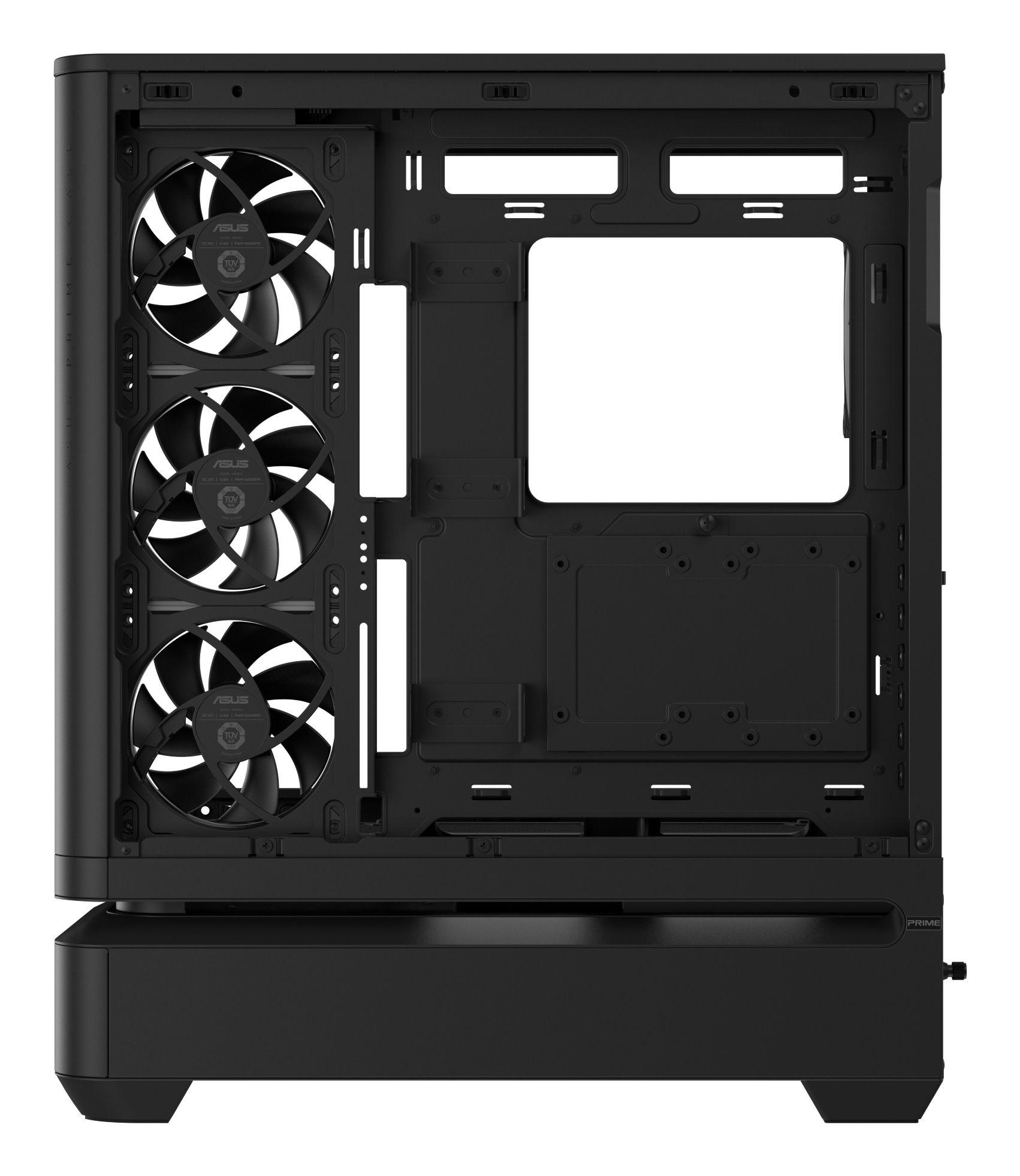 Caixa PC ASUS PRIME AP304 TG ARGB (Mini-ITX, ATX, micro ATX - 17,5 cm - 42 cm - Preto) — miniatura 11