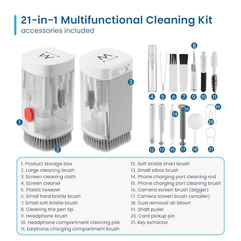 Kit de Limpeza Multifuncional EWENT EW5631 (Branco) — miniatura 2