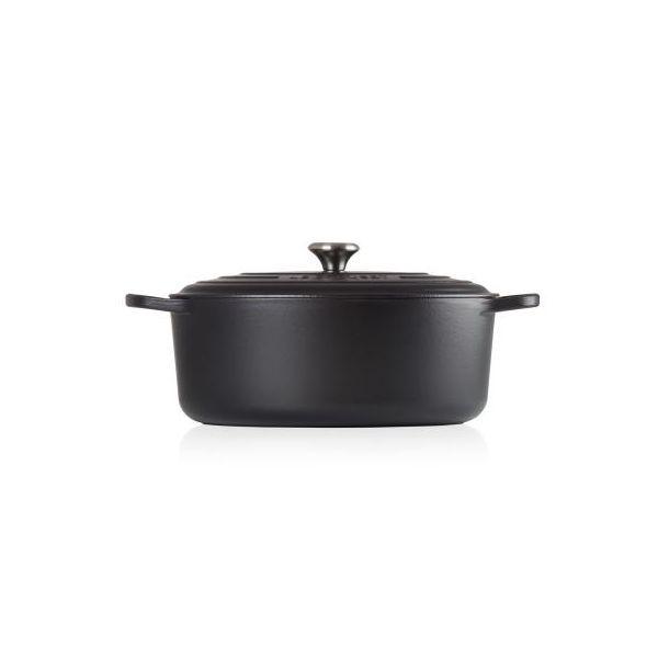 Caçarola Oval LE CREUSET Signature Roaster 21178350000430 (Ferro fundido - 35 cm - Preto)