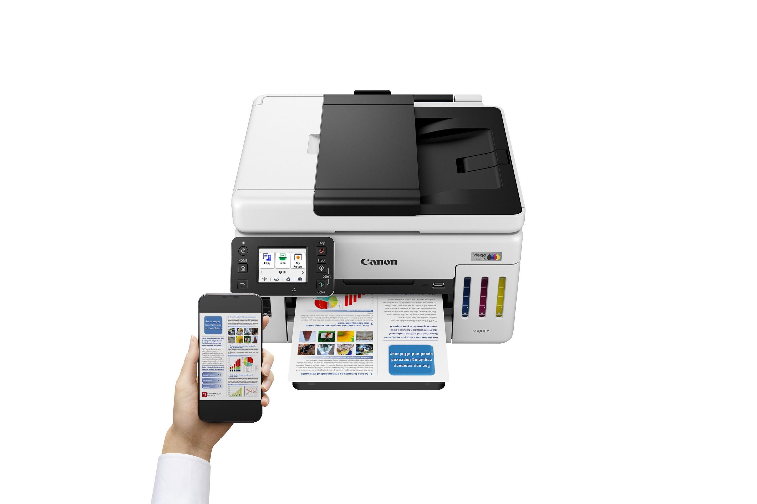 Impressora Multifunções CANON MAXIFY GX6150 (A4 - Impressão a cores - 350 folhas - Preto e Branco) — miniatura 21