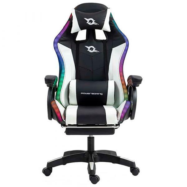 Cadeira Gaming POWERGAMING 82332 (Preto e Branco) — miniatura 2