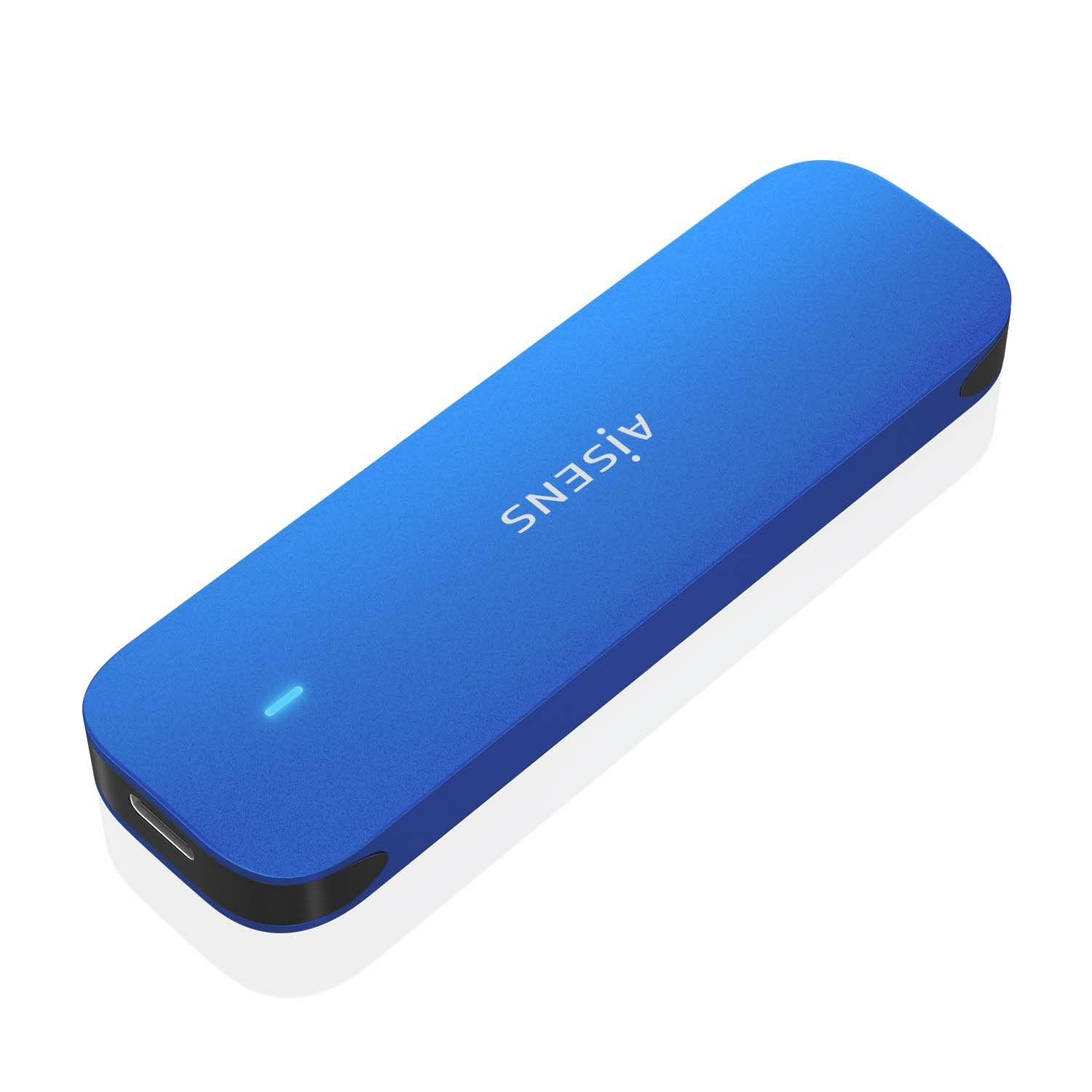 Caixa Externa SSD M.2 AISENS ASM2-026BLU (2 TB - M.2 - Azul)