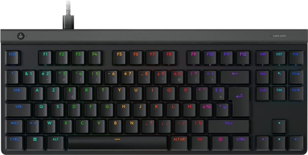 Teclado LOGITECH G515 TKL (Francês - Logitech GL Tactile - USB - Preto)