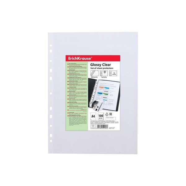 Capas Plásticas Multifuros ERICHKRAUSE Glossy Clear (Transparente)