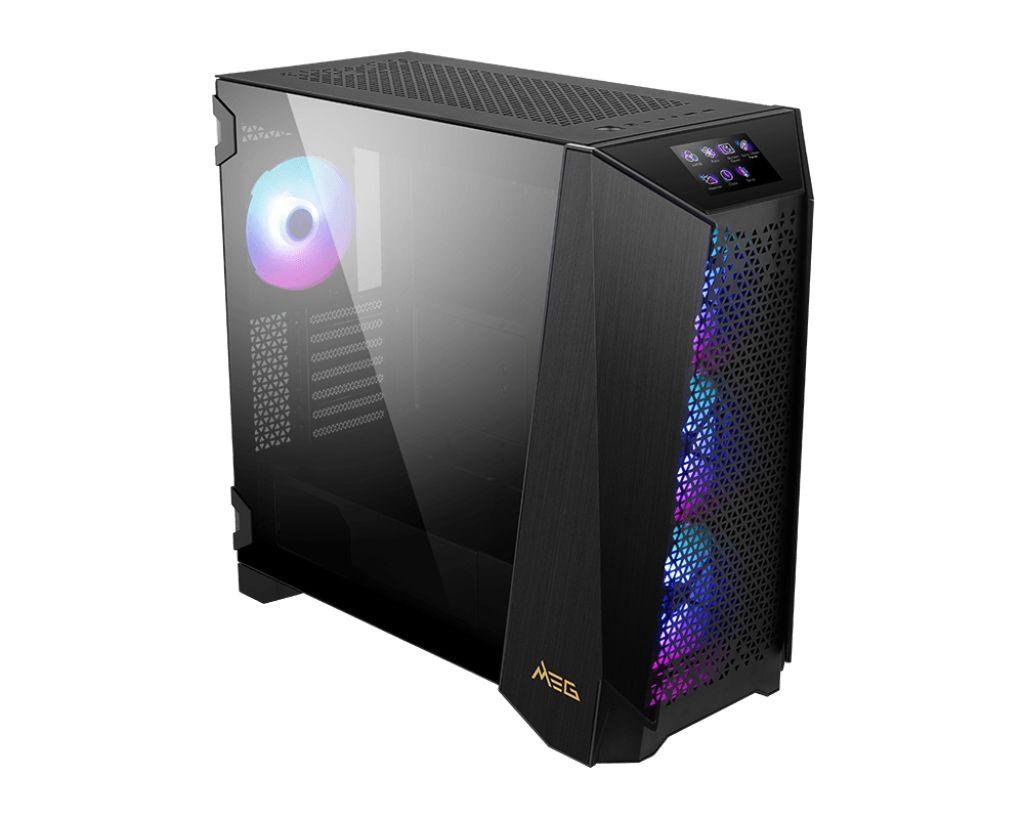 Caixa PC MSI MEG PROSPECT 700R (Midi Tower - EATX, Mini-ITX, ATX, micro-ATX - Vidro temperado, metal - Preto) — miniatura 4