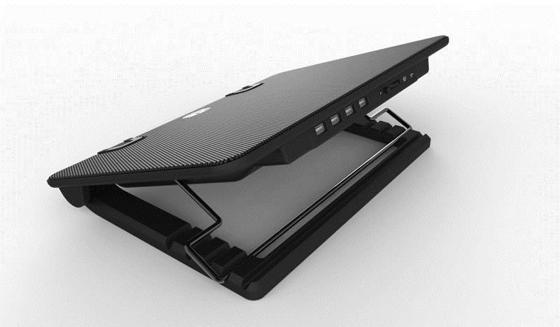 Base de Refrigeração COOLER MASTER NotePal ERGOSTAND IV (43,2 cm - 14 cm - Preto) — miniatura 3