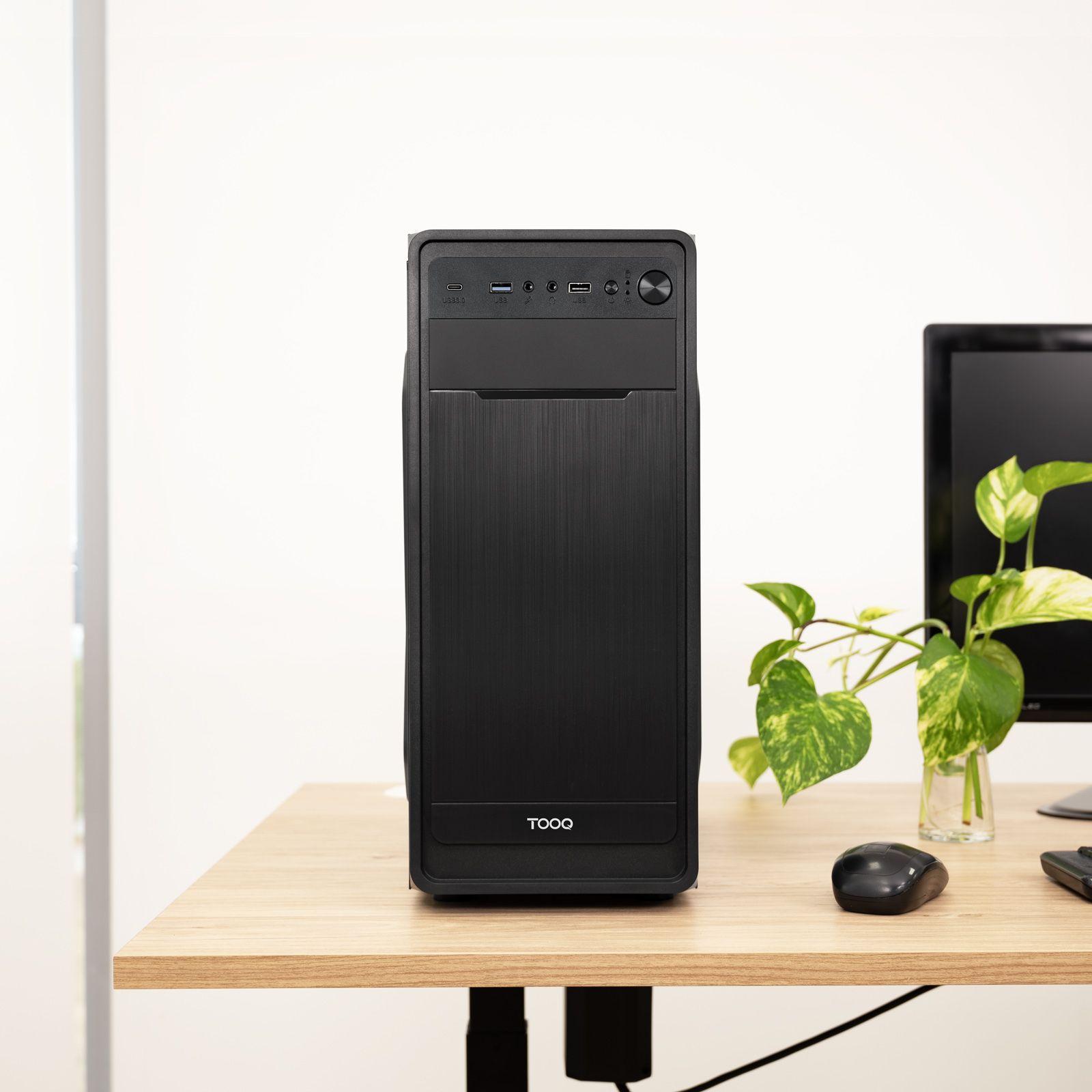 Caixa ATX TOOQ TQC-5701-SP (ATX, Micro ATX, Mini-ITX - Midi Tower - SPCC - Preto), miniatura 5