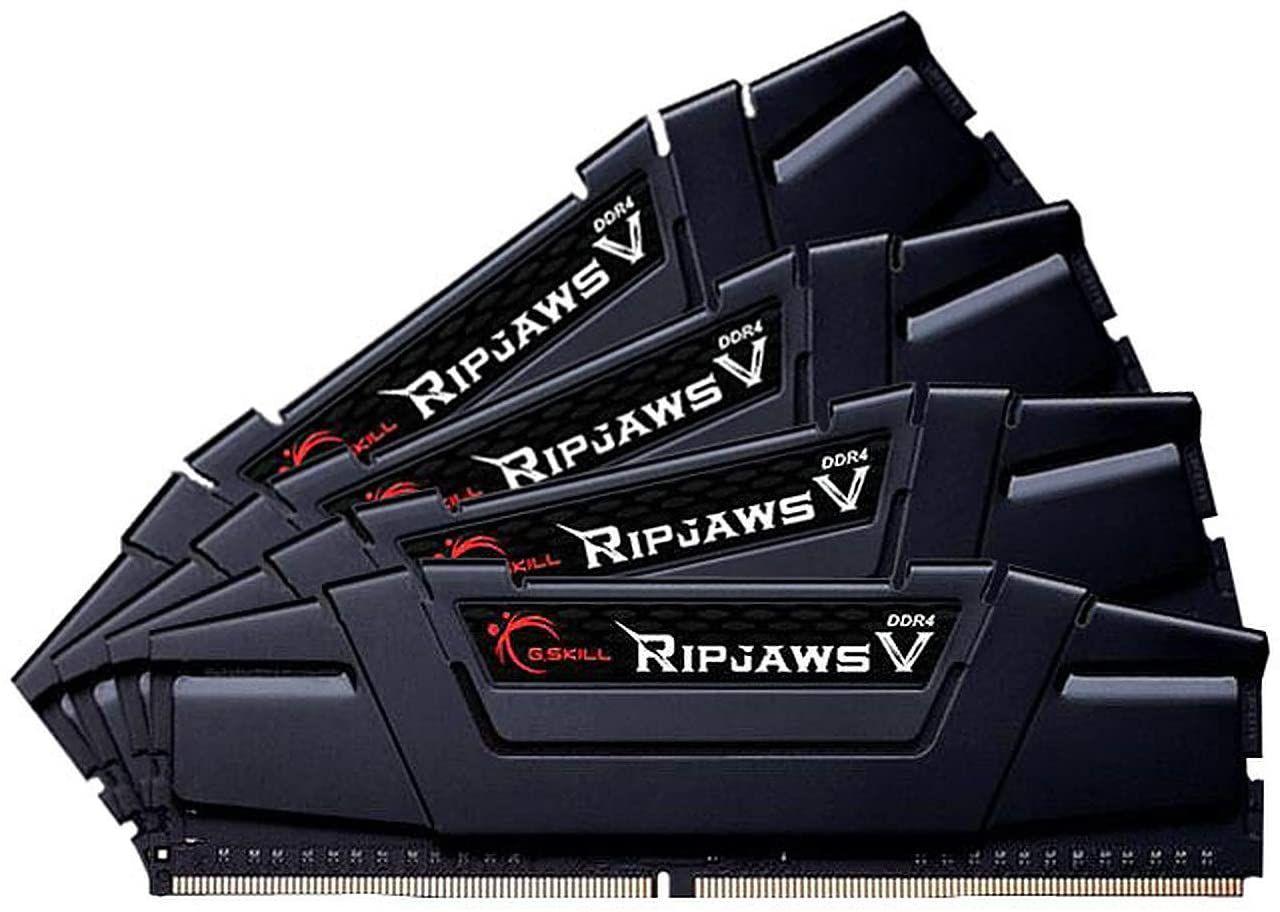 Memória RAM G.SKILL Ripjaws V F4-3200C16Q-128GVK (3200 MHz - 128 GB - DIMM)