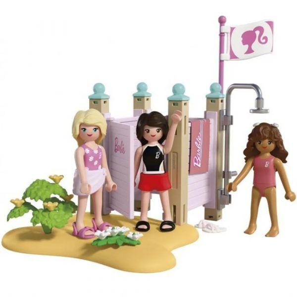 Conjunto de Construção PLAYMOBIL 72124 Barbie Moda Praia (Rosa)