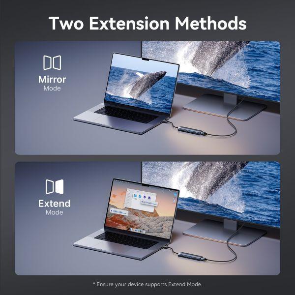 Docking USB-C VENTION THJHB (Cinzento) — miniatura 4