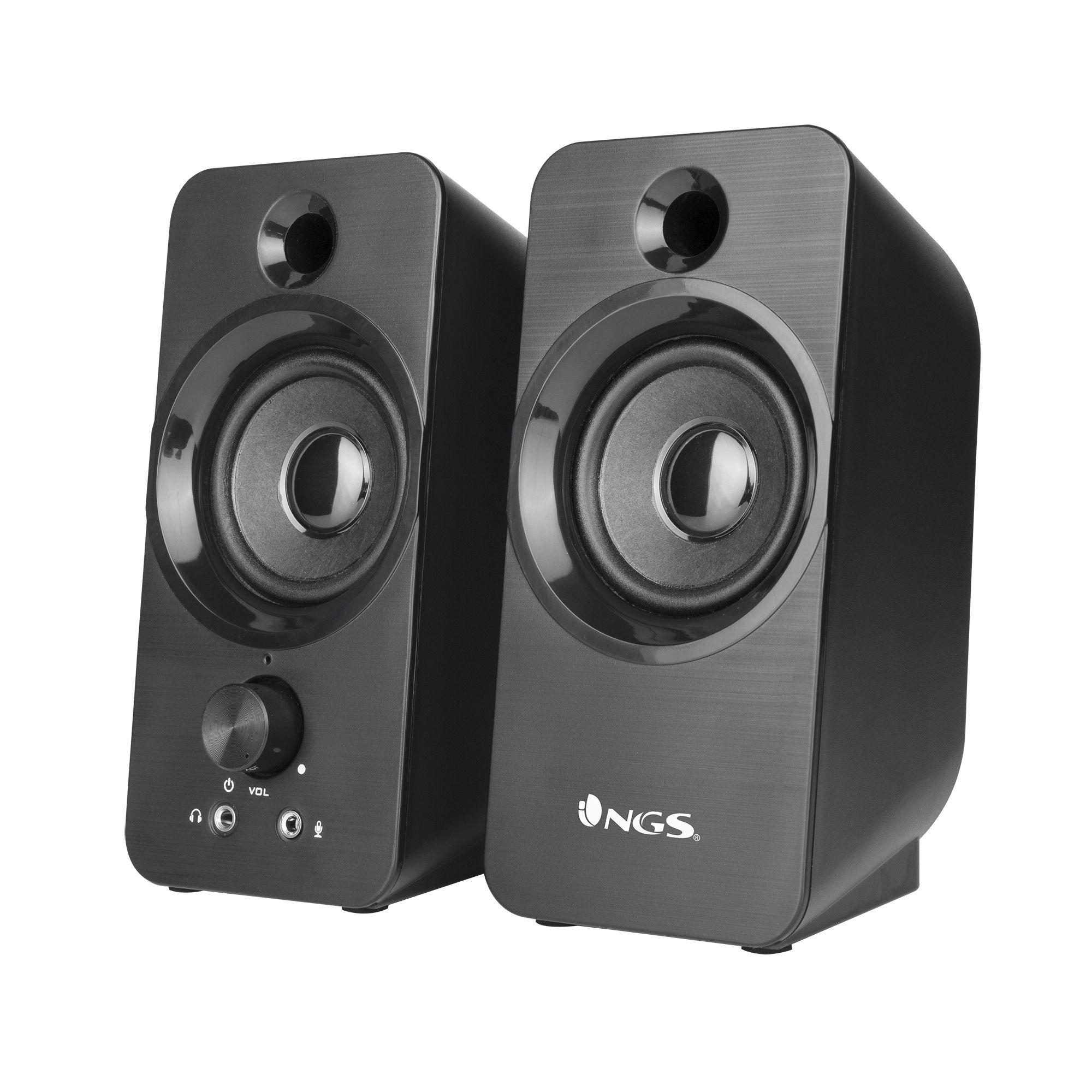 Colunas Multimédia NGS SB350 (6 W - Sem fios - Preto)
