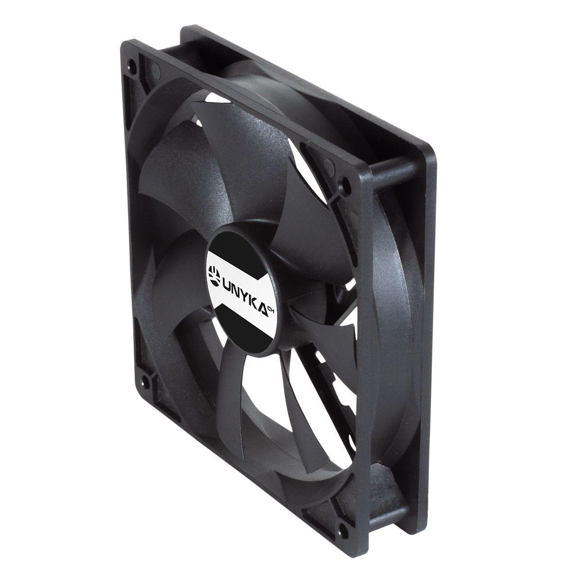 Ventoinha para Caixa de PC UNYKACH 80.120.25 (Não suportado - Preto), miniatura 3