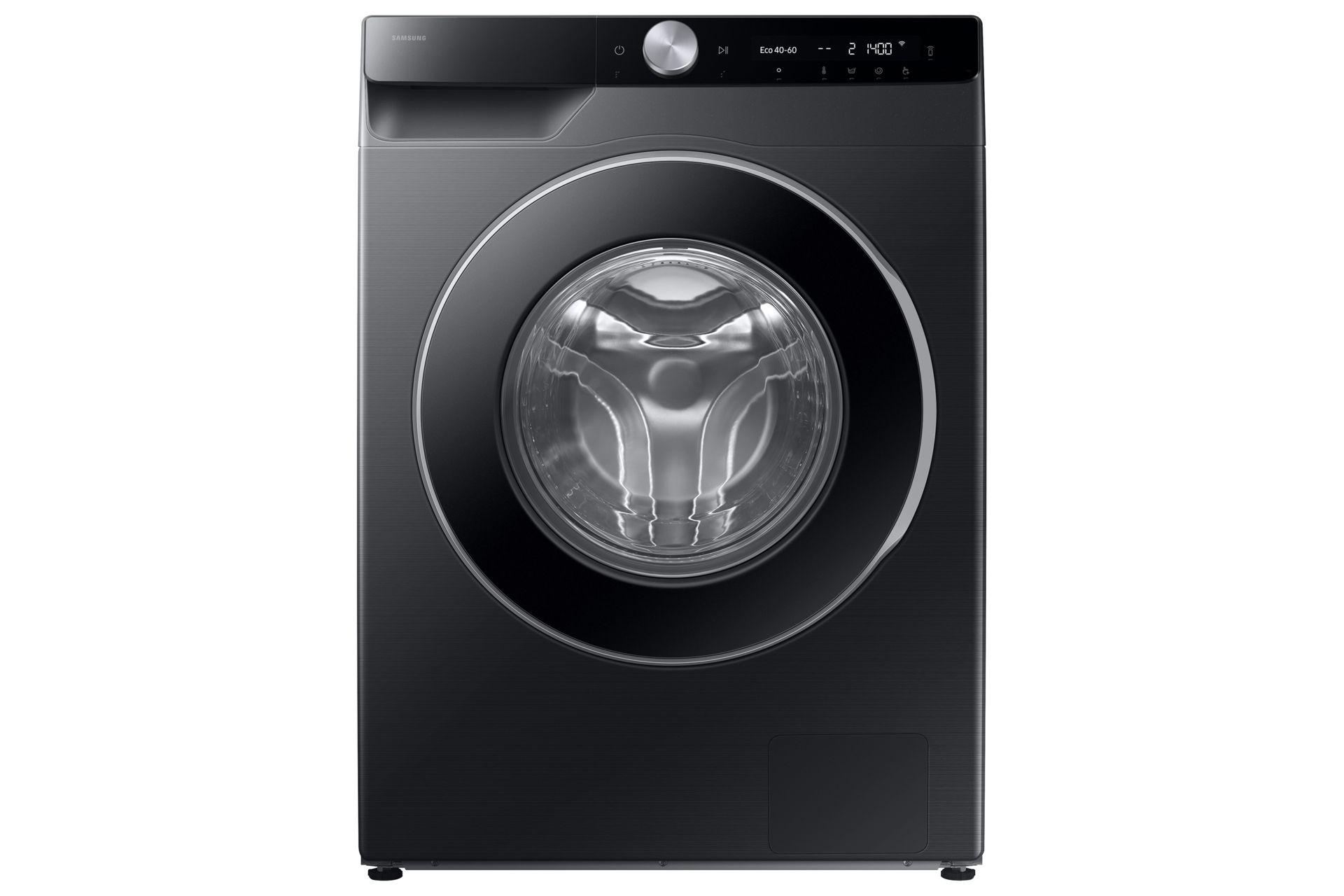 Máquina de Lavar Roupa Independente SAMSUNG WW90DG6U85LBU3 (1400 RPM - B - A - Preto)
