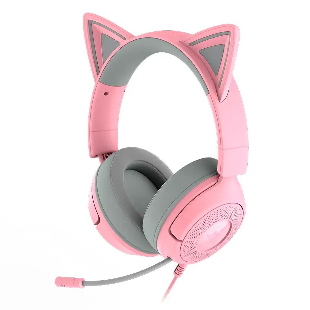 Auscultadores RAZER Kraken Kitty V3 X (Binaural - Com fios - Circum-aural - Rosa), miniatura 2