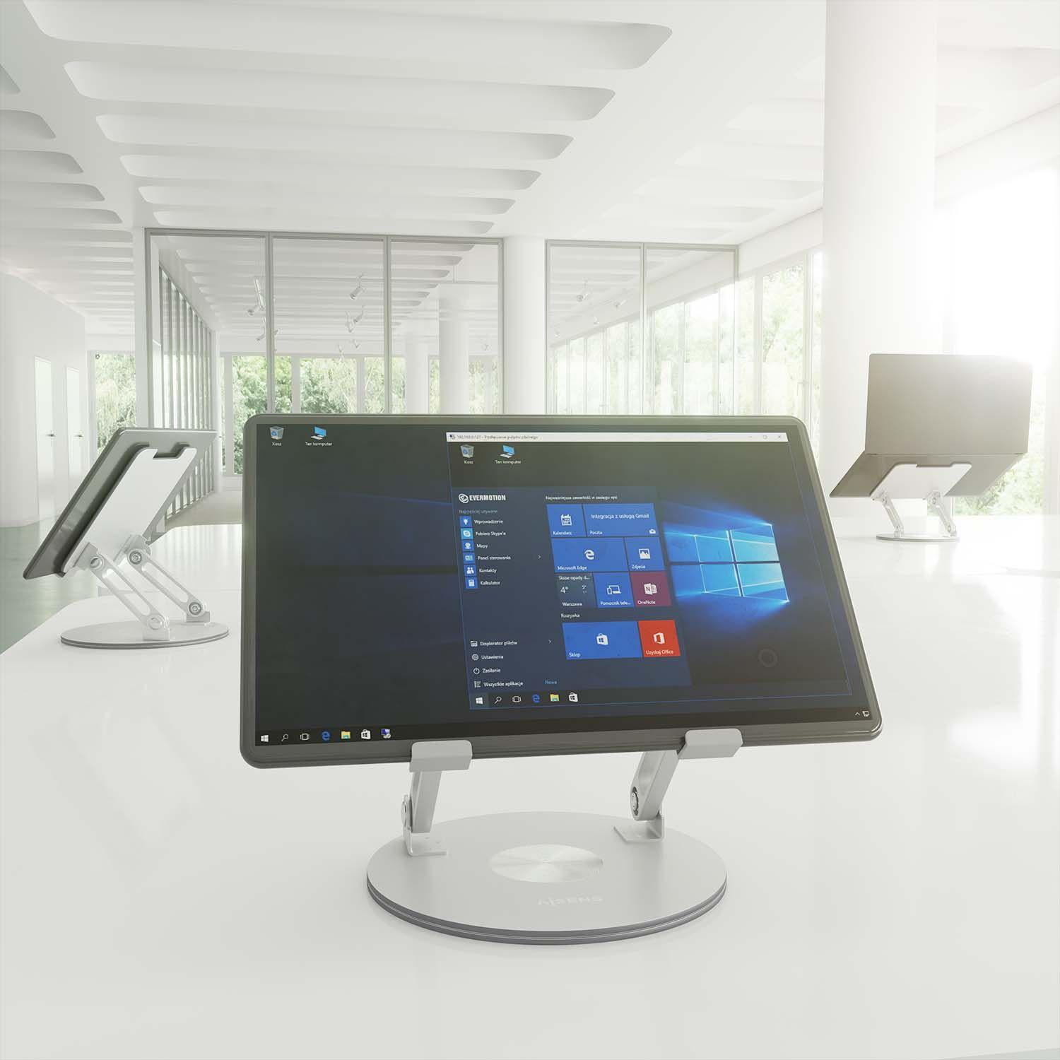 Suporte de Mesa para Portátil e Tablet AISENS LPS4SL-341 (33 cm - 2 kg - Prateado), miniatura 6