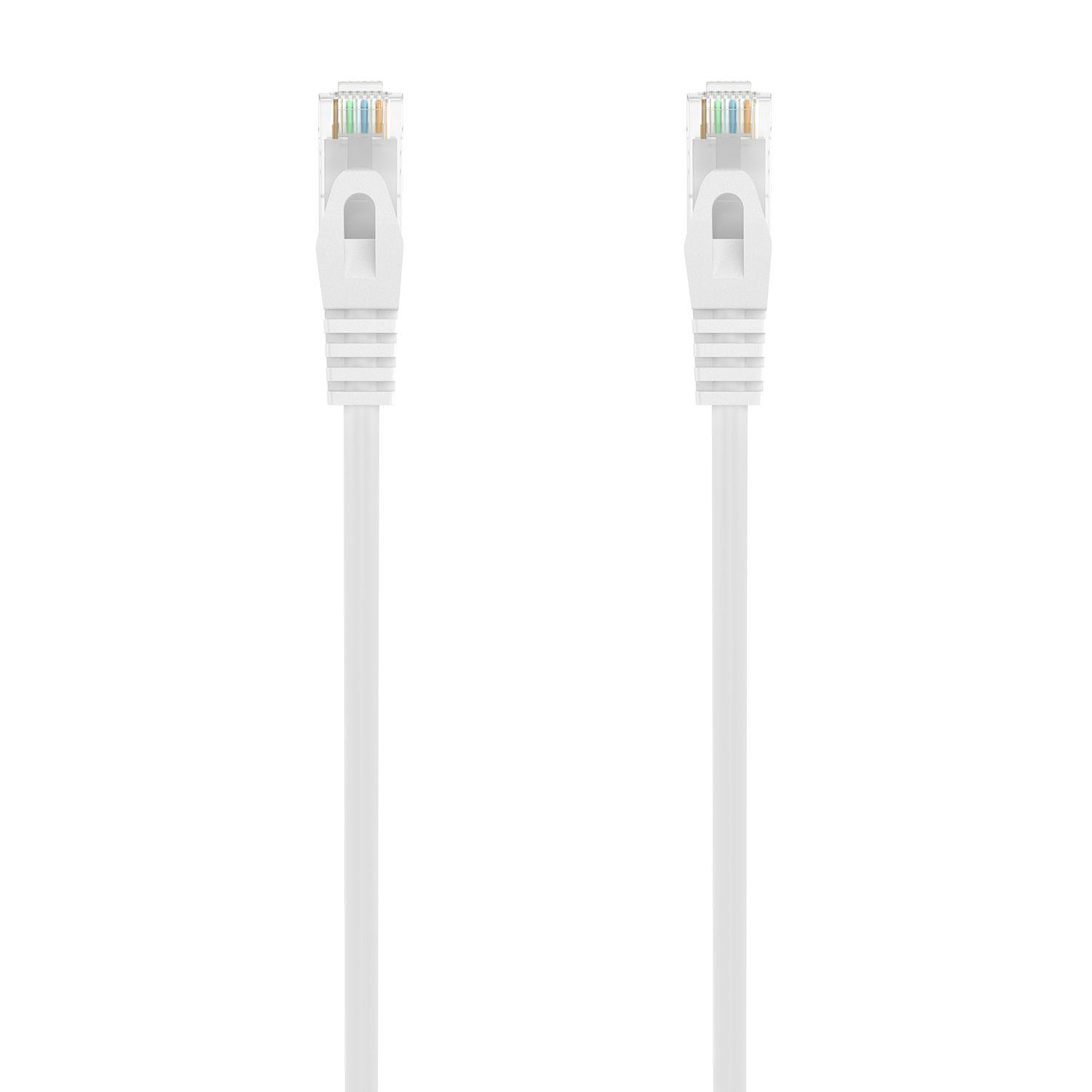 Cabo de Rede AISENS A145-0596 (2 m - Cat6A - RJ-45 - Branco)
