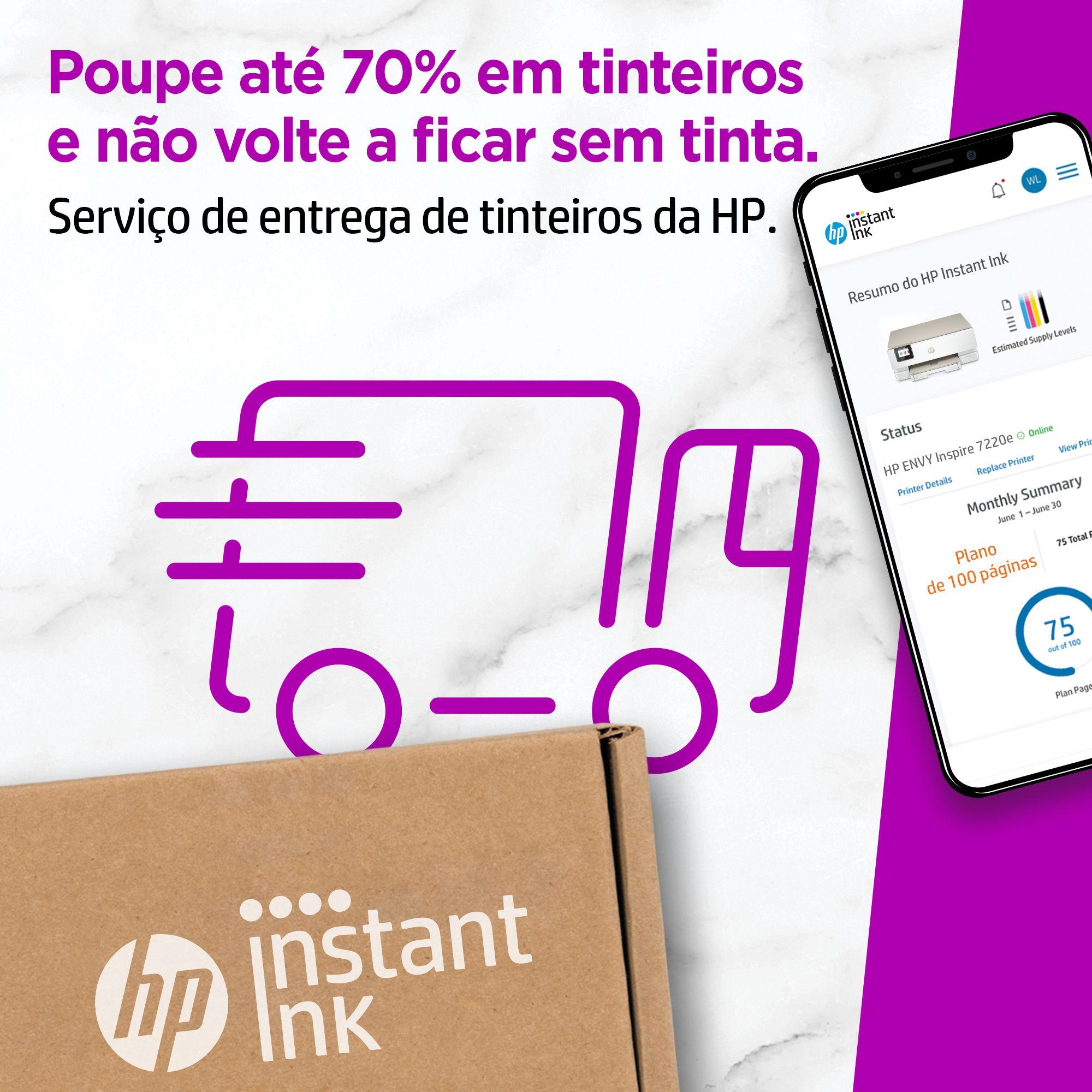 Impressora Multifunções HP ENVY Inspire 7220e (A4 - Impressão a cores - 125 folhas - Bege), miniatura 14