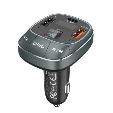 Transmissor FM para Automóvel VENTION FFLB0 (30 W - Prateado)