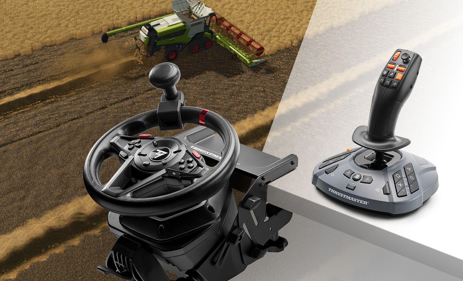 Volante THRUSTMASTER T128 SimTask Farming Pack (PlayStation - Com fios - Preto) — miniatura 9