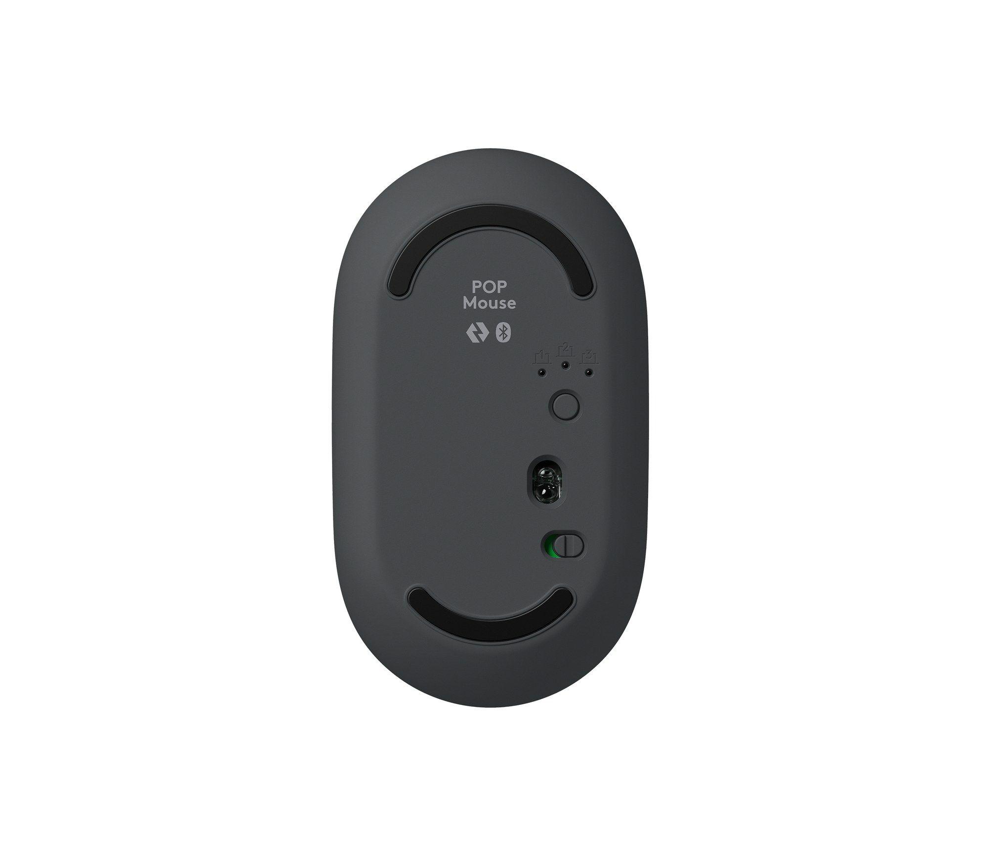 Conjunto de Teclado e Rato LOGITECH POP ICON COMBO (Suíço - Teclas tesoura - Mini - Grafite), miniatura 2