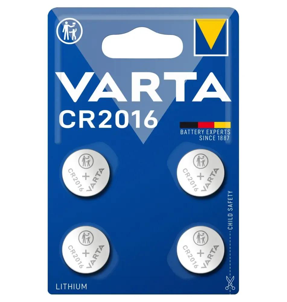 Pilhas Botão VARTA CR2016 (3V - 87 mAh - 4 unidades), miniatura 2