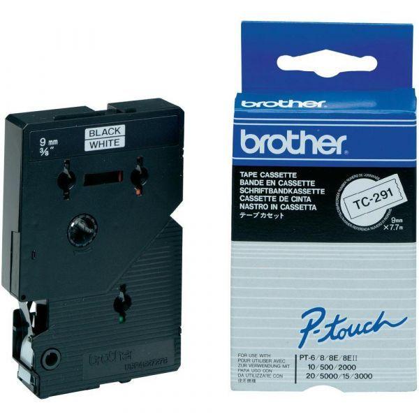 Fita de Impressão BROTHER TC-291 (Preto sobre Branco), miniatura 2