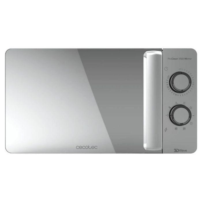 Micro-ondas com Grill de Bancada CECOTEC Proclean 3160 Mirror (700 W - 800 W - 20 l - Cinzento), miniatura 2