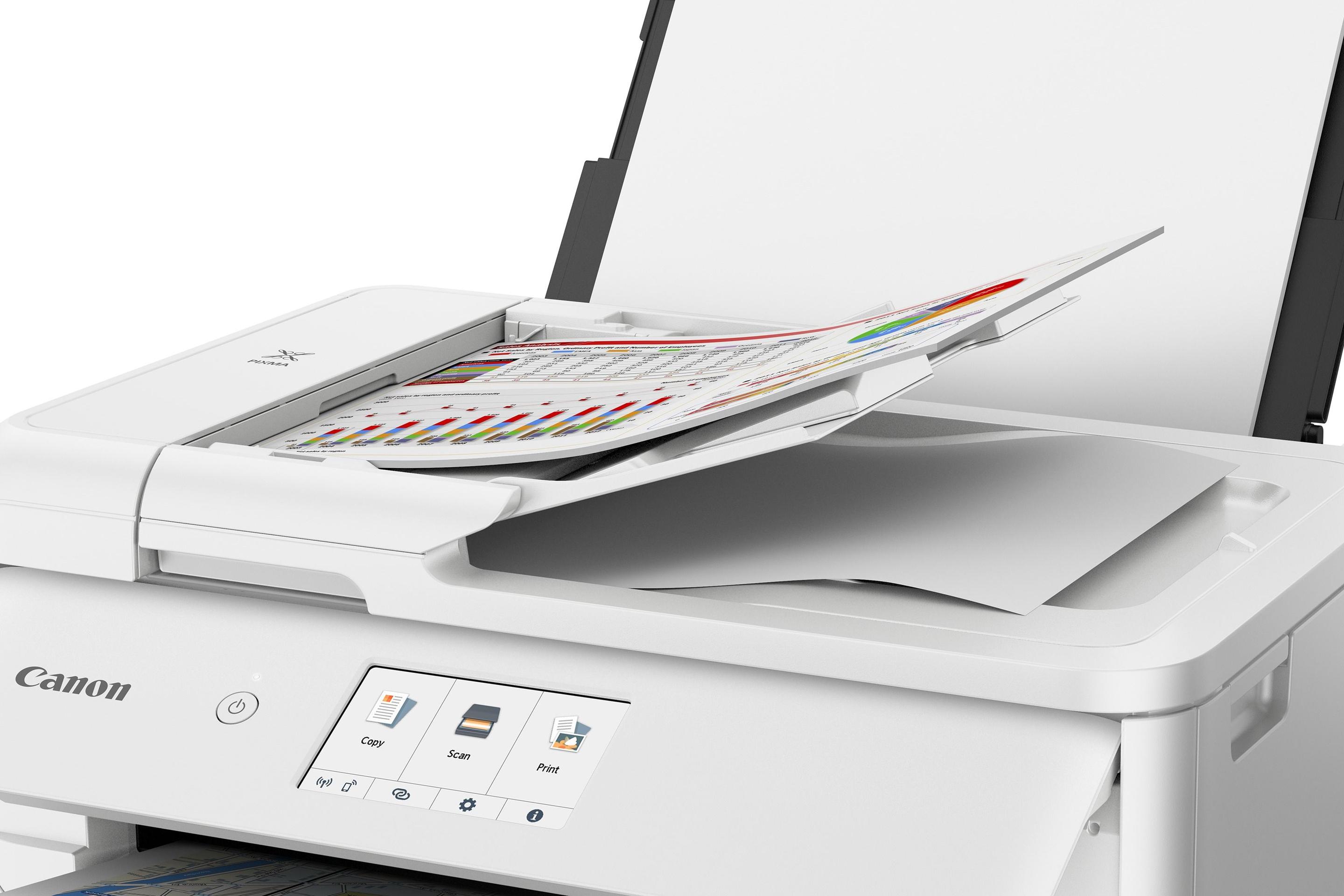 Impressora Multifunções CANON PIXMA TS9551Ca (A3 - Impressão a cores - 100 folhas - Branco) — miniatura 3
