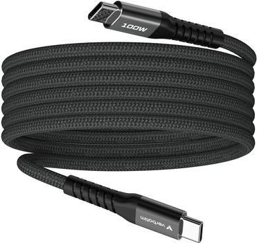Cabo USB-C Magnético VERBATIM 31863 (1,2 m - USB C - Preto)