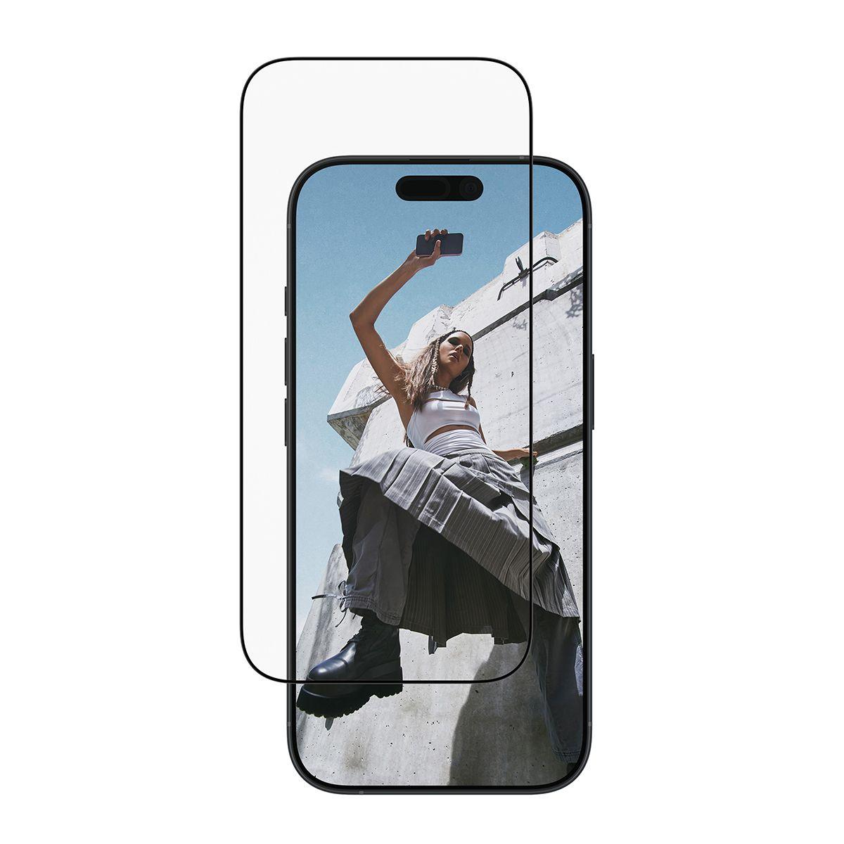 Protetor de Ecrã PANZERGLASS SAFE. by PanzerGlass SA70102 (Apple - Transparente com aro preto)