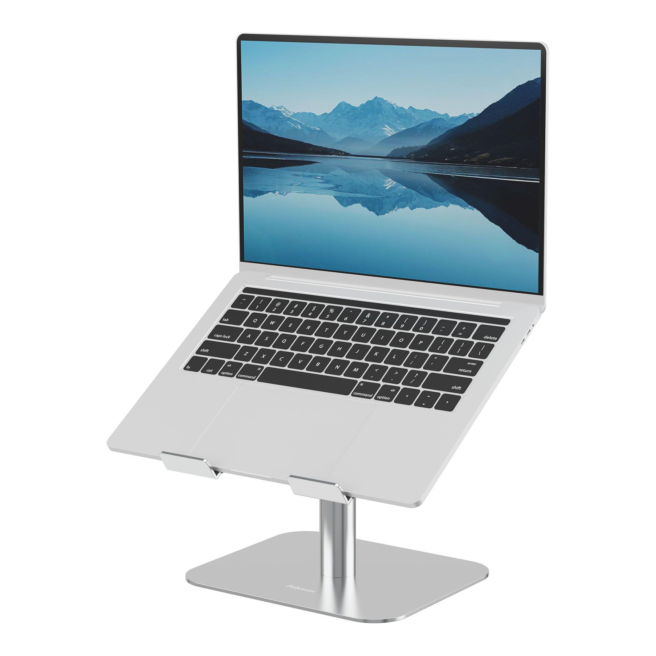 Suporte para Portátil FELLOWES Alumia (Ajustável em Altura - Até 15'' - Prateado)