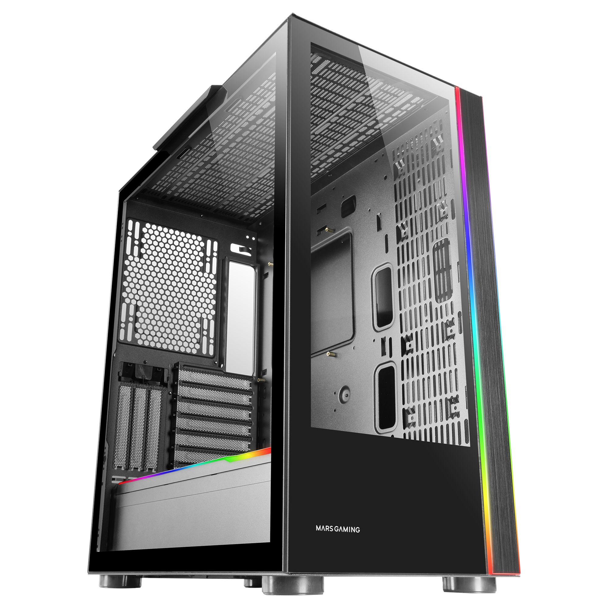 Caixa de Computador MARS GAMING MC-ULT (Torre - 18,5 cm - 39 cm - Preto) — miniatura 5