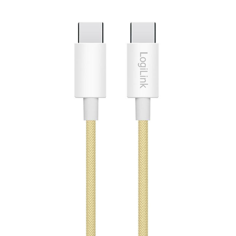 Cabo USB-C LOGILINK CU0354 (1,5 m - USB-C - Amarelo) — miniatura 2
