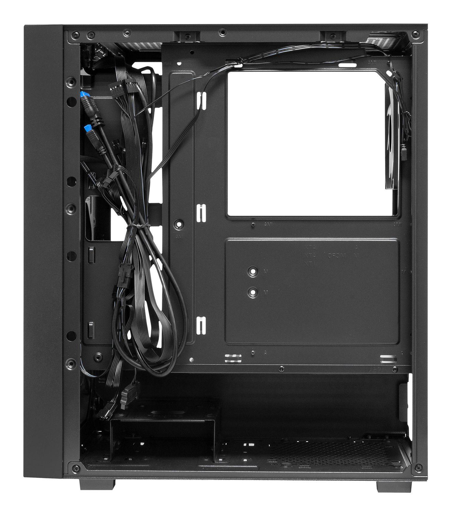 Caixa PC Gaming UNYKACH Revelat Mesh Compact Edition (ATX, ITX, micro ATX - Semitorre - 16,5 cm - Preto) — miniatura 4