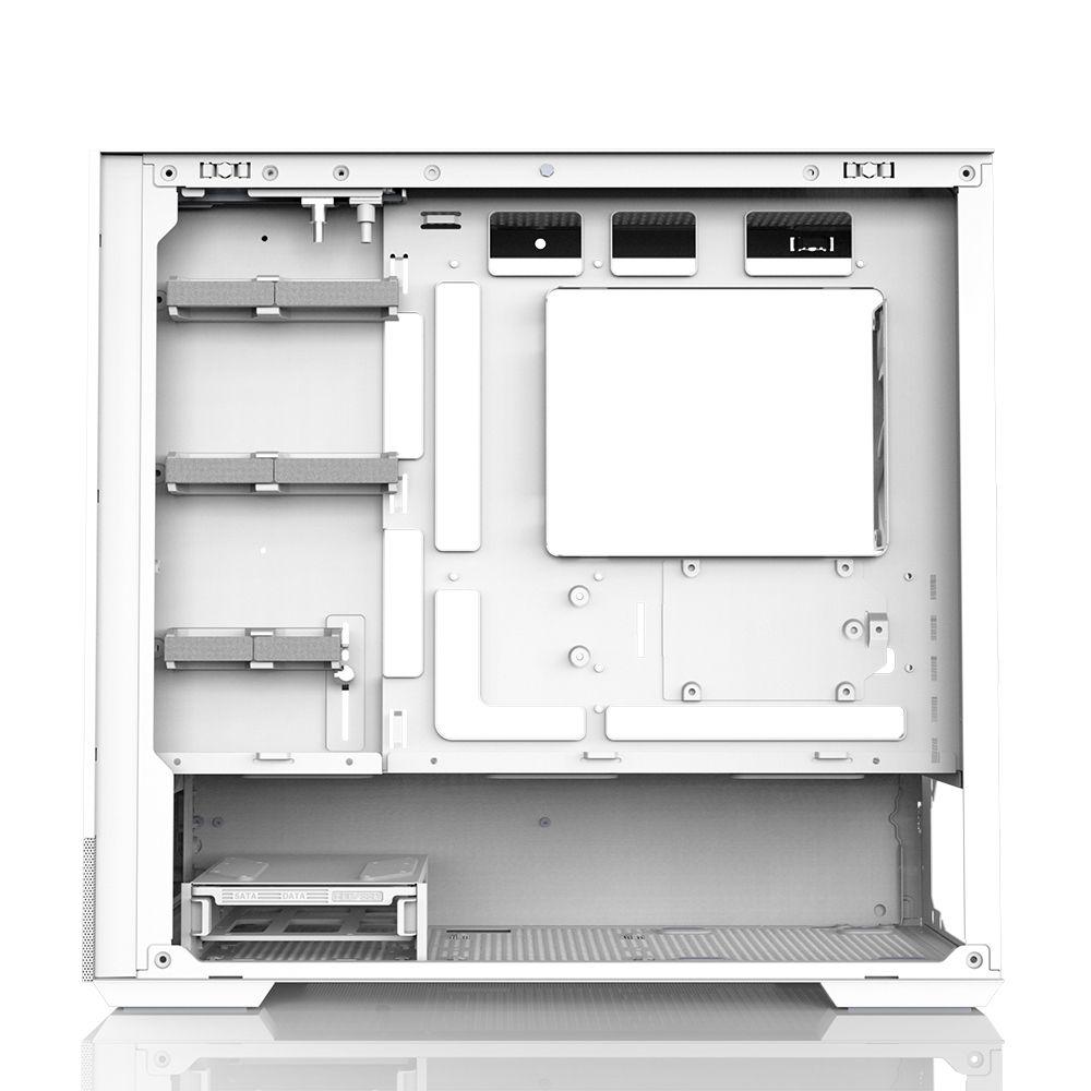 Caixa Micro-ATX ZALMAN P30 Air (Micro ATX, Mini-ITX - Mini Tower - Plástico, aço, vidro temperado - Branco) — miniatura 10
