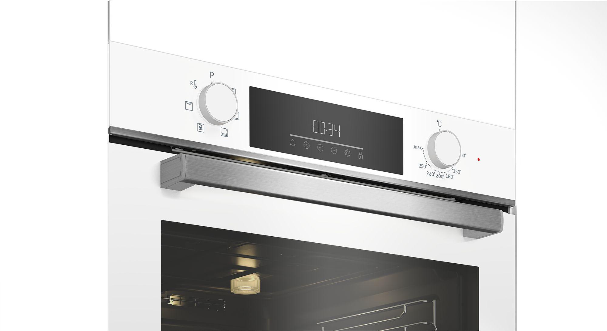Forno Encastre BEKO BBIE18300W (Forno elétrico - 72 l - Vapor - Branco), miniatura 3