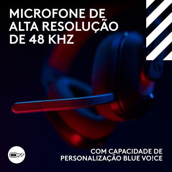 Headset Gaming LOGITECH G Astro A20 X (Binaural - Circum-aural - 4 cm - Preto), miniatura 4