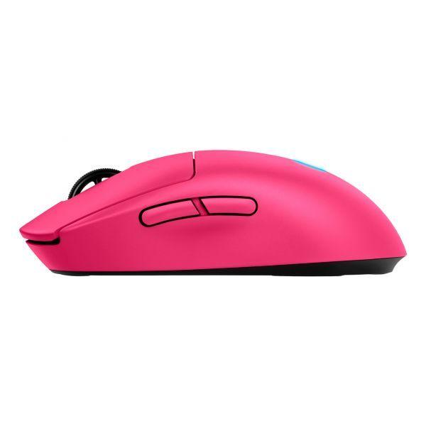Rato LOGITECH G PRO 2 LIGHTSPEED (Ambidestro - 44 000 DPI - Ótico HERO 2 - Rosa) — miniatura 4
